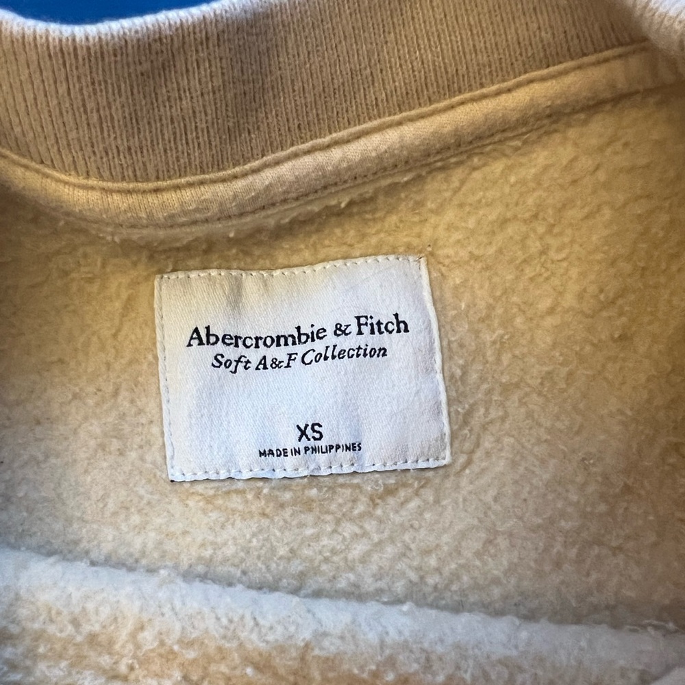Abercrombie & Fitch (Yellowy mustard color) Maine sailing  Crewneck Sweatshirt - Picture 7 of 11